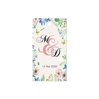 Etiquette à dragée - Spring