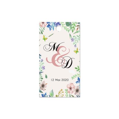 Etiquette à dragée - Spring