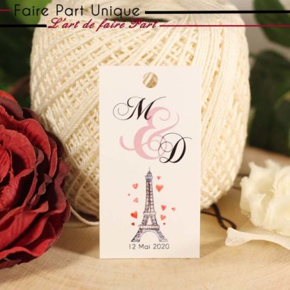 Etiquette à dragée - Tour Eiffel – Image 2