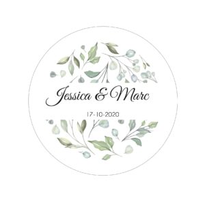 Étiquette adhésive – Pure nature ( lot de 24 étiquettes )