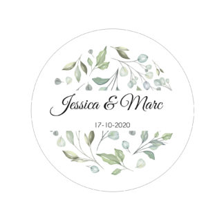 Étiquette adhésive – Pure nature ( lot de 24 étiquettes )