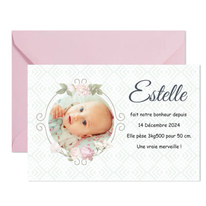 Faire-part magnet Estelle