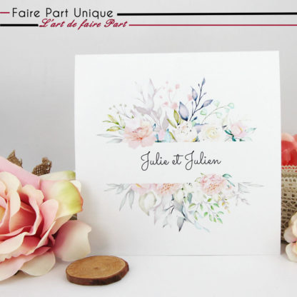 Faire-part de mariage - Floral printanier – Image 3