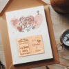 Save the date en bois - Carte postale