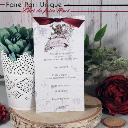 Carte menu "Marvelionce" – Image 2