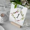 Numéro de table - Ambiance végétal