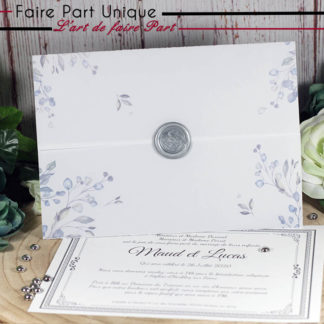 Faire part mariage Notre Parchemin │ Planet Cards