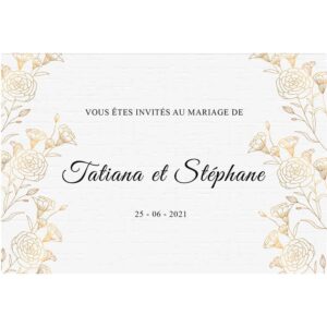 Magnet save the date Tatiana et Stéphane