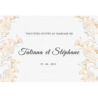 Save the date Tatiana et Stéphane