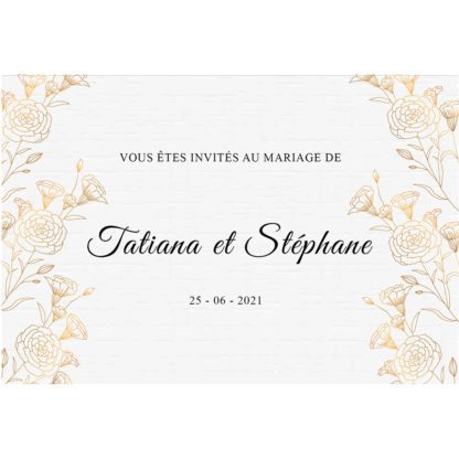 Save the date Tatiana et Stéphane