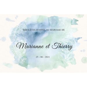 Magnet save the date  Marianne et Thierry