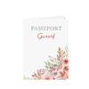 Carte menu passeport So romantic