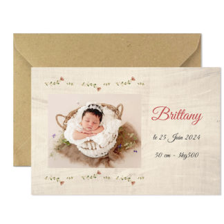 Faire-part magnet Brittany