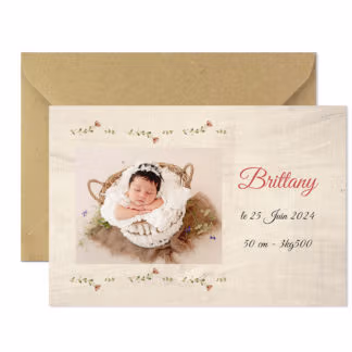 Faire-part magnet Brittany