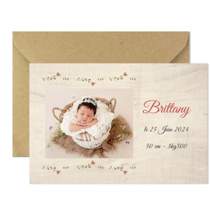 Faire-part magnet Brittany