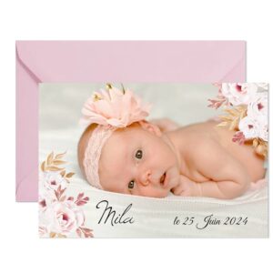 Faire-part magnet Mila
