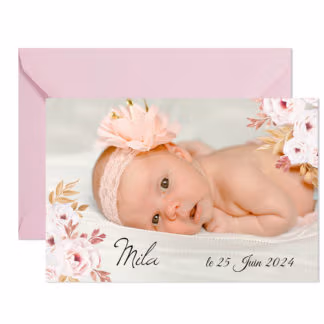 Faire-part magnet Mila
