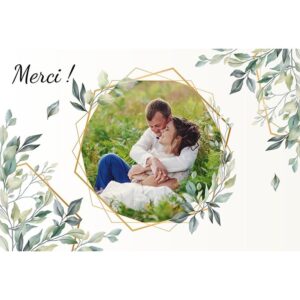 Carte de remerciement - Hyper nature