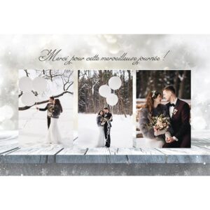 Carte de remerciement - Sabine et Marc
