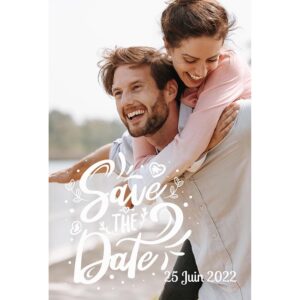 Magnet save the date  Océane et Christian