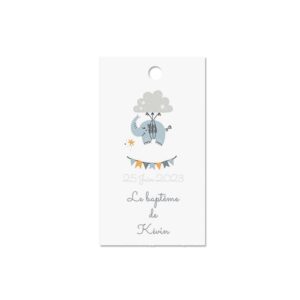 Etiquette à dragée - Little elefun