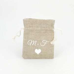 Pochon à dragée - coeur