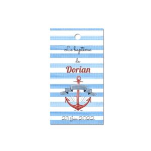 Etiquette à dragée "Le petit marin"