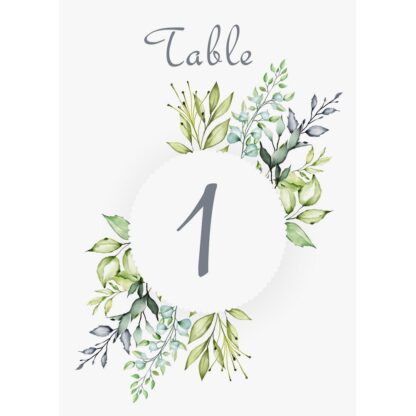 Numéro de table - Magnifique feuillage nature – Image 2