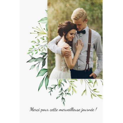 Carte de remerciement - Magnifique feuillage nature