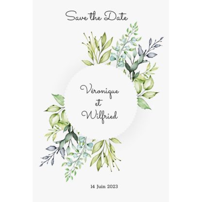 Save the date - Magnifique feuillage nature