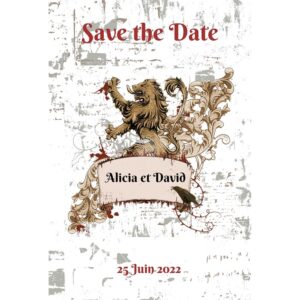 Magnet save the date - Marvelionce