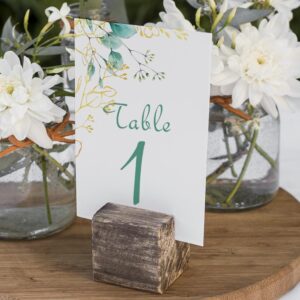 Numéro de table - Style bleu doré