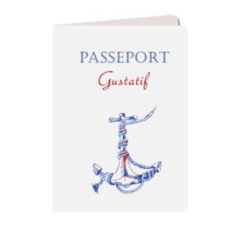 Menu passeport - Thème marin