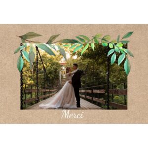 Carte de remerciement - Un brin de nature