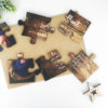 Faire-part puzzle baptême - Fond bois – Image 2