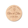 Save the date - magnet en bois - modèle 02 – Image 3