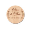 Save the date – magnet en bois – modèle 06 – Image 3