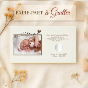 Faire-Part à gratter