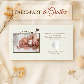 Faire-Part à gratter