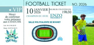 Faire-part magnet - match de foot pour romu et lud