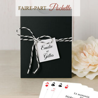 Faire-part pochette