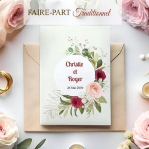 Faire-part traditionnel