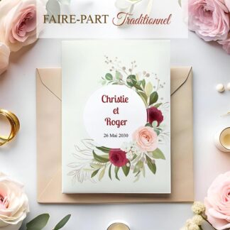 Faire-part traditionnel