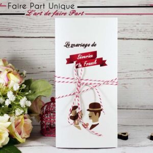 Faire-part rétro jeu de l'oie