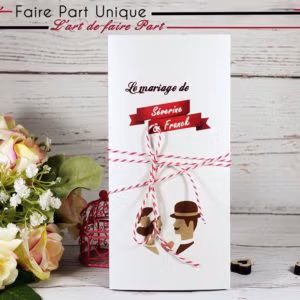 Faire-part rétro jeu de l'oie