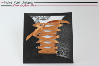 Echantillon faire part corset